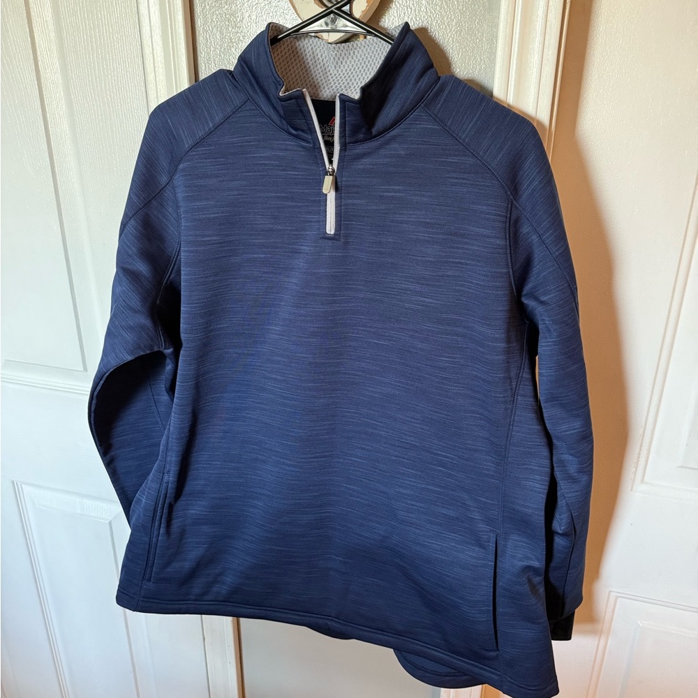 Women’s Blue Majestic Quarter-Zip Pullover XXL